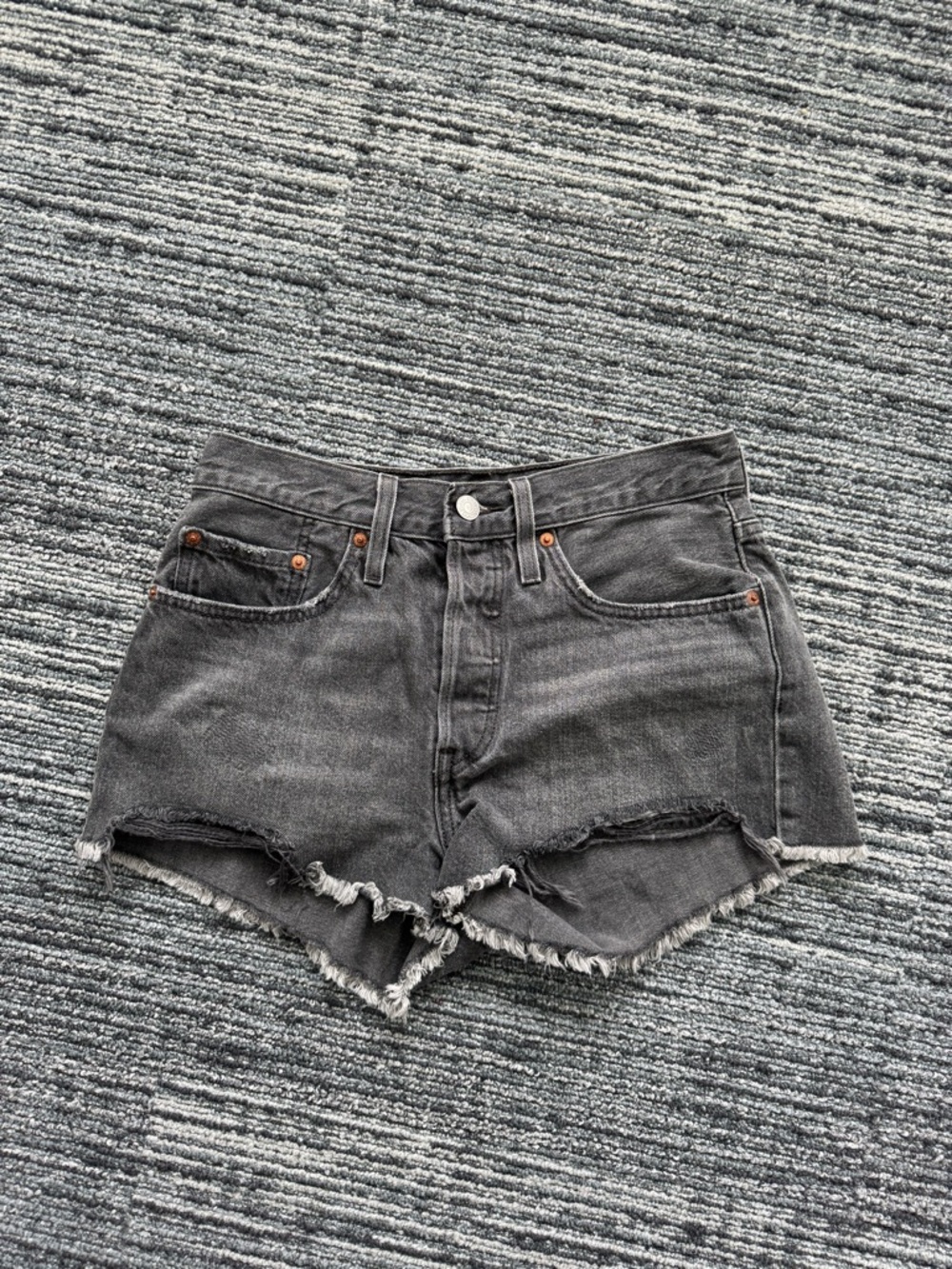 LEVIS Black Denim Shorts